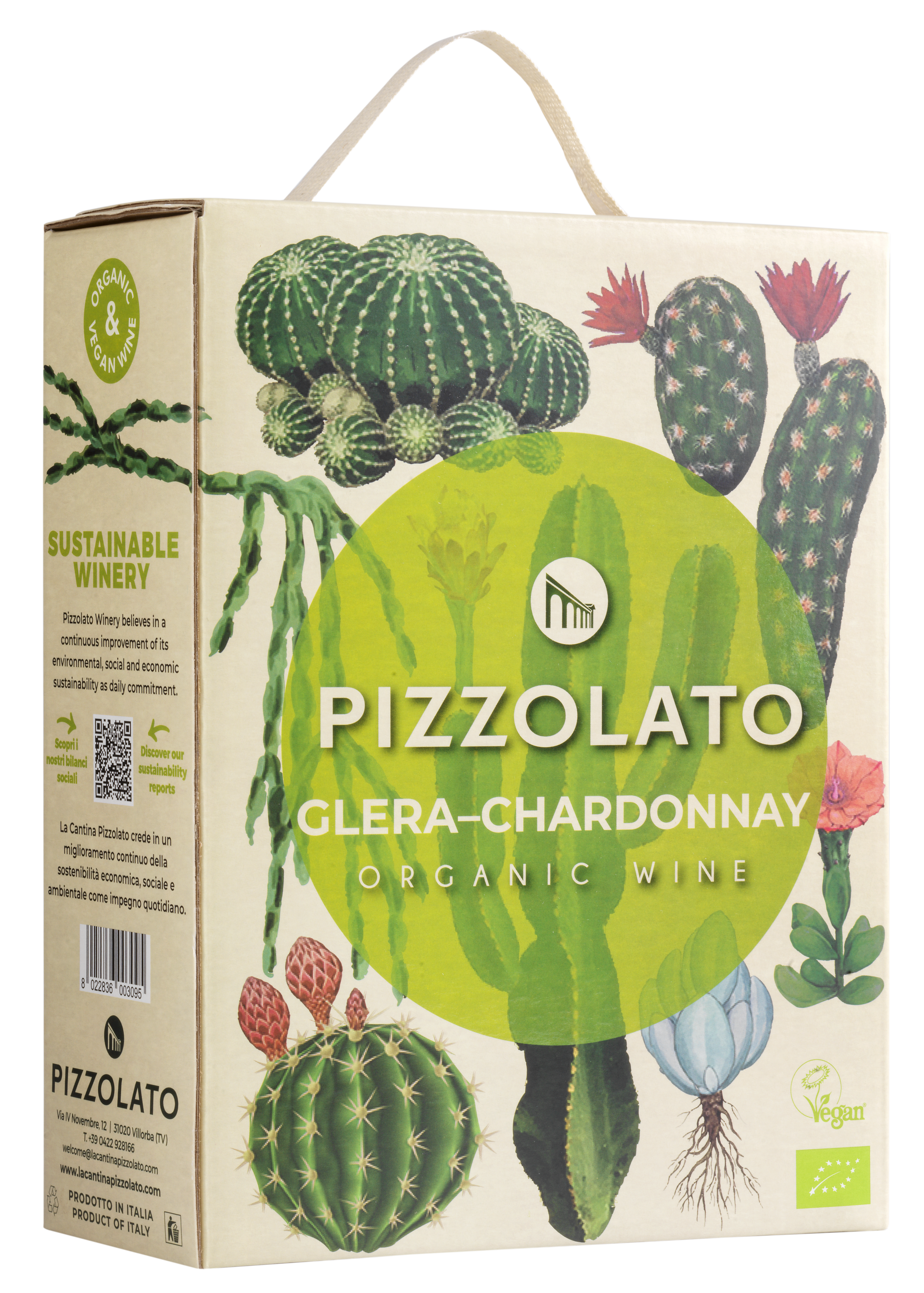 alt= bag in box 3 litri bianco